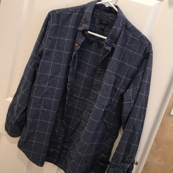 JCrew Grid Button Down Shirt - Picture 1 of 5